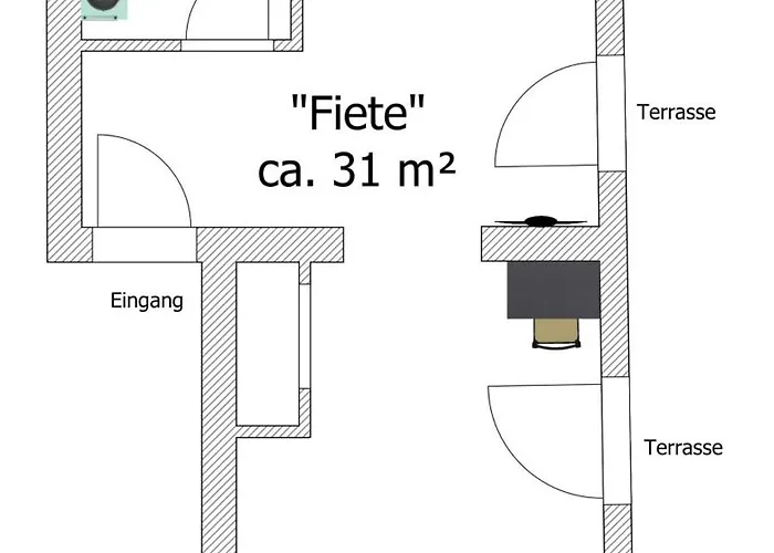 Lütte Nest Frühstückspension Brodersby (Schwansen)